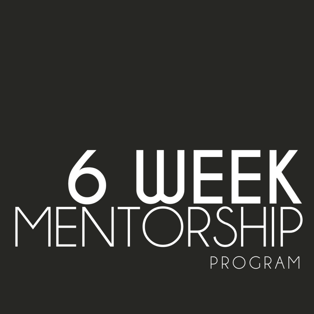 6 Week Mentoring Program with Dr Jocelin Whitaker, ND